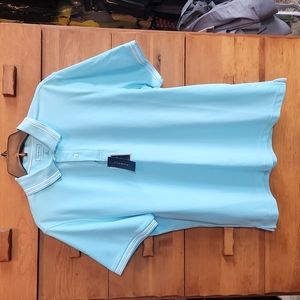 Club Room: Performance Tech Sporty Polo, Clear Water (color), Men's xl